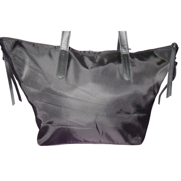 Botkier New York Large Black Nylon Weekender Lightweight Carry All tote - Picture 3 of 12